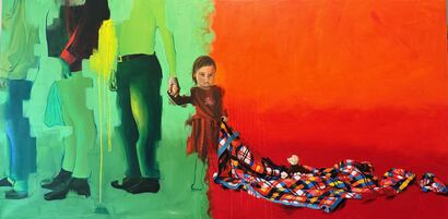 Migration III - a Paint Artowrk by Danielle  Creme